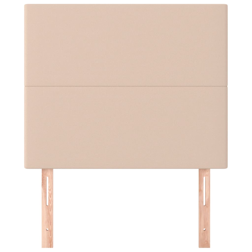 Têtes de lit 2 pcs Cappuccino 100x5x78/88 cm Similicuir - XIOS