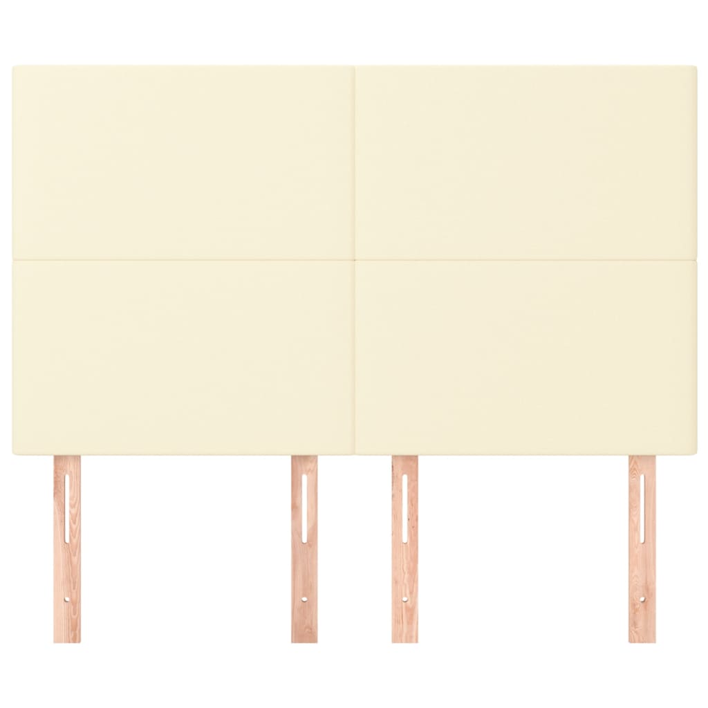 Têtes de lit 4 pcs Crème 72x5x78/88 cm Similicuir - XIOS