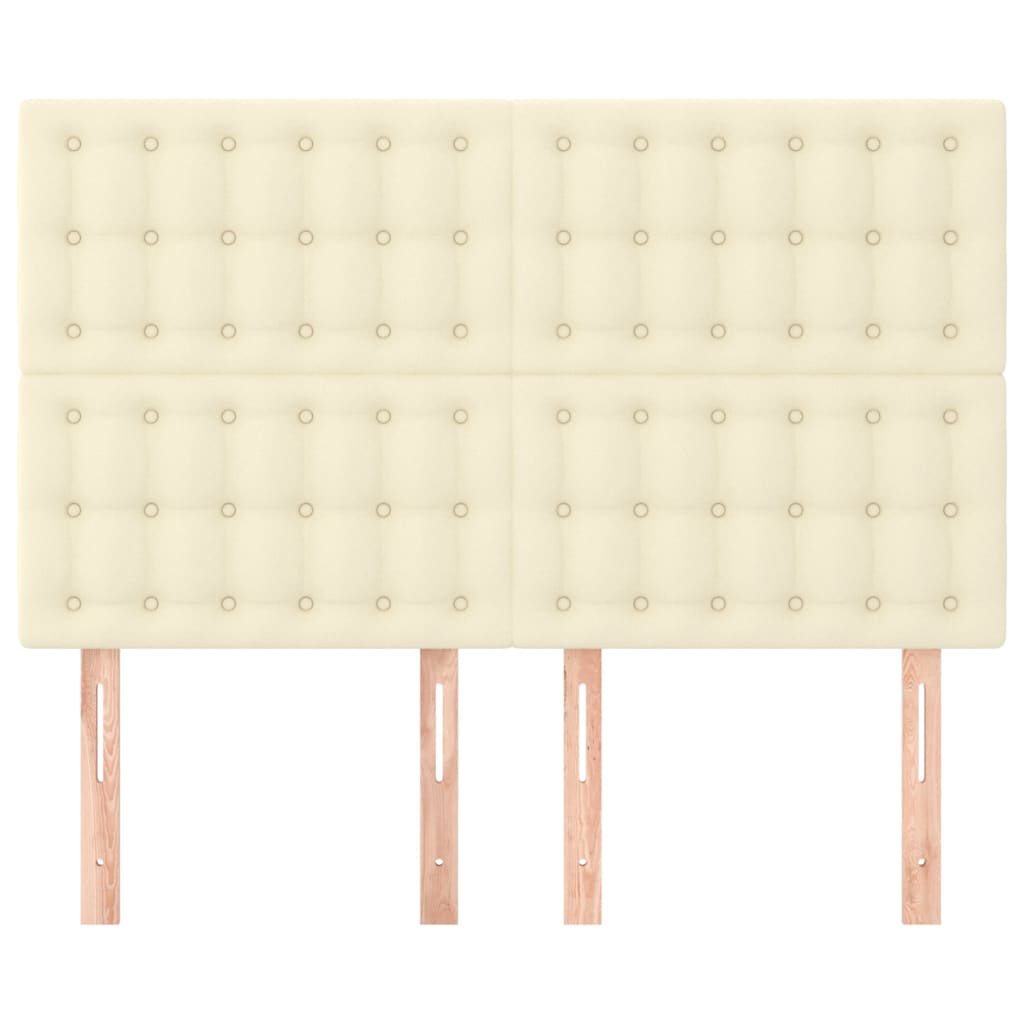 Têtes de lit 4 pcs Crème 72x5x78/88 cm Similicuir - XIOS
