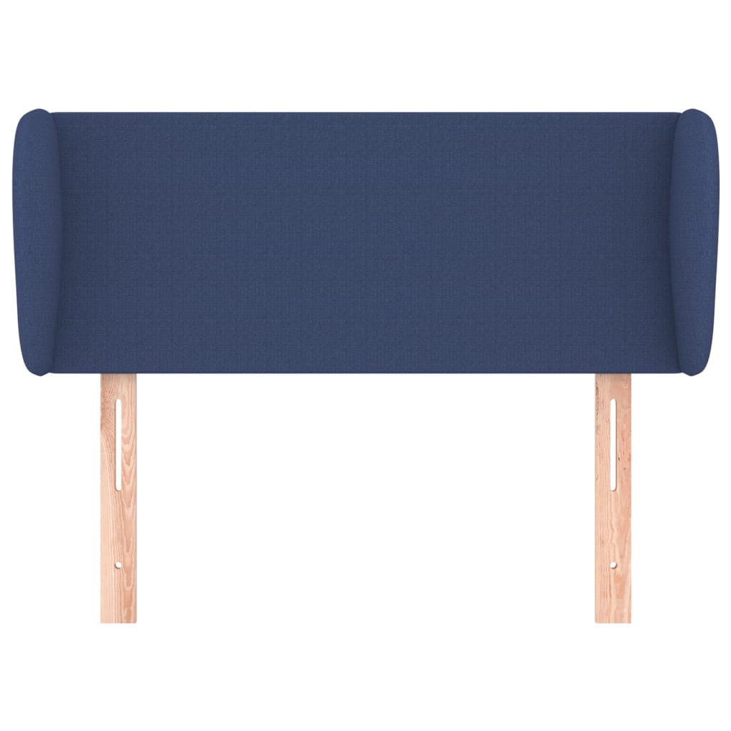 Tête de lit avec oreilles Bleu 83x23x78/88 cm Tissu - XIOS