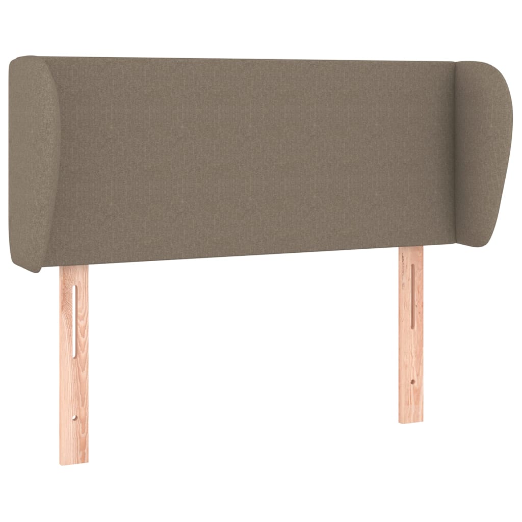 Tête de lit avec oreilles Taupe 93x23x78/88 cm Tissu - XIOS