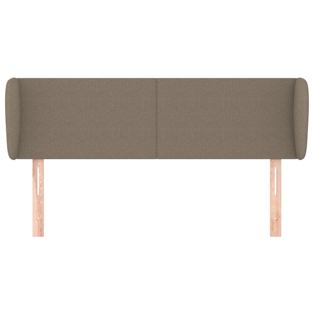 Tête de lit avec oreilles Taupe 147x23x78/88 cm Tissu - XIOS