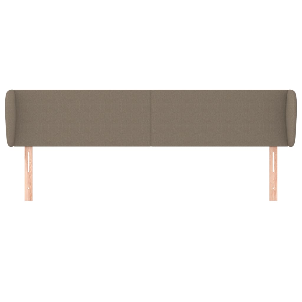 Tête de lit avec oreilles Taupe 163x23x78/88 cm Tissu - XIOS