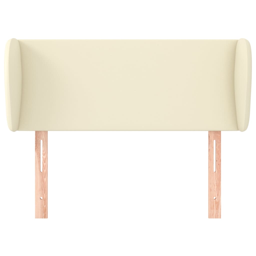 Tête de lit avec oreilles Crème 83x23x78/88 cm Similicuir - XIOS
