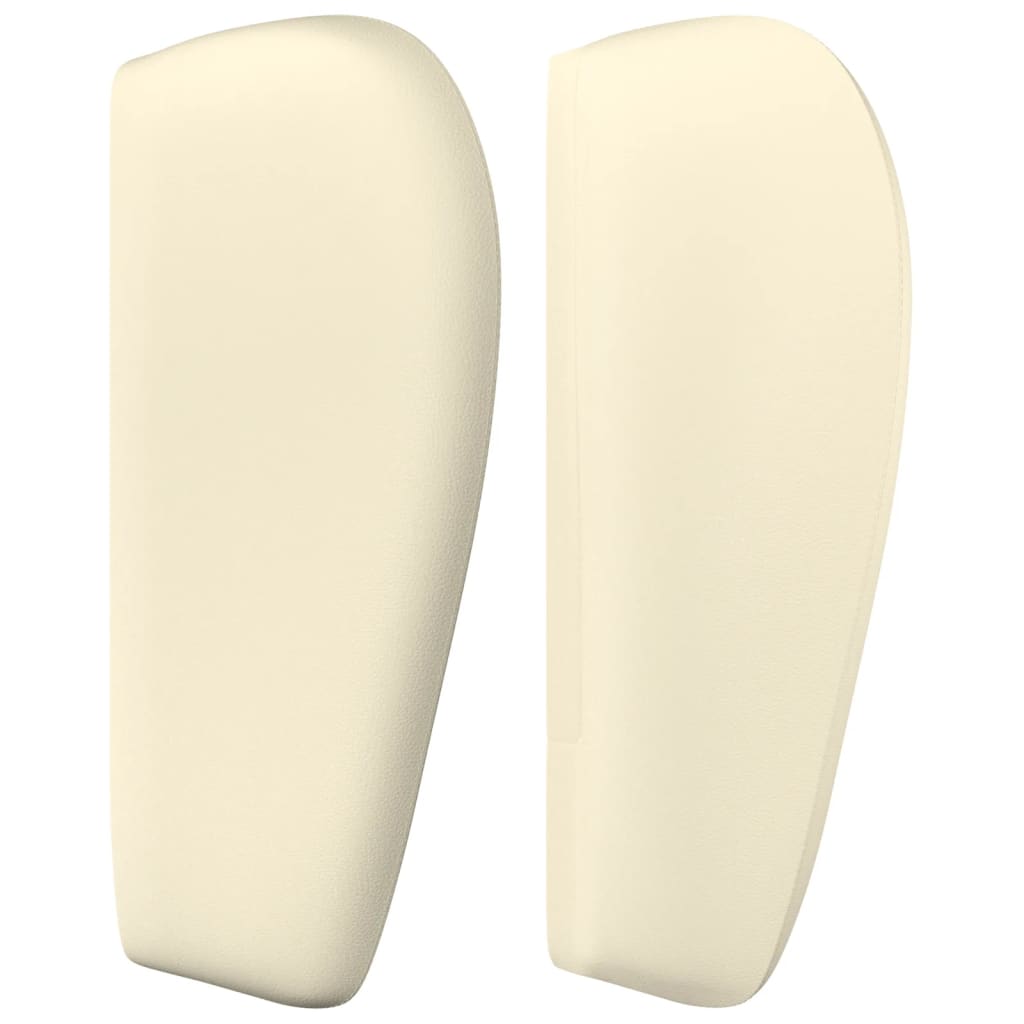 Tête de lit avec oreilles Crème 83x23x78/88 cm Similicuir - XIOS