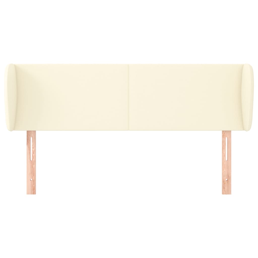 Tête de lit avec oreilles Crème 147x23x78/88 cm Similicuir - XIOS