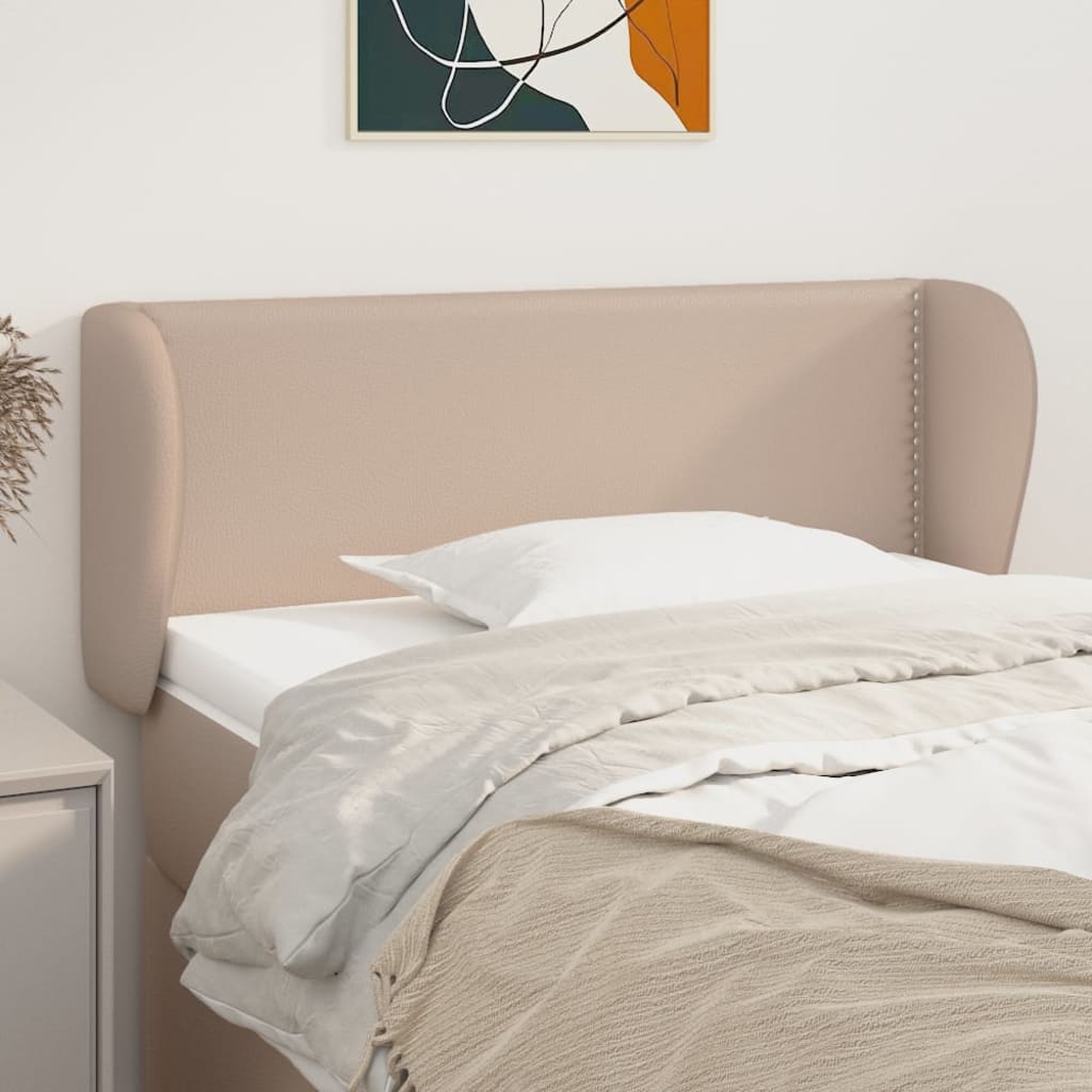 Tête de lit avec oreilles Cappuccino 83x23x78/88 cm Similicuir - XIOS