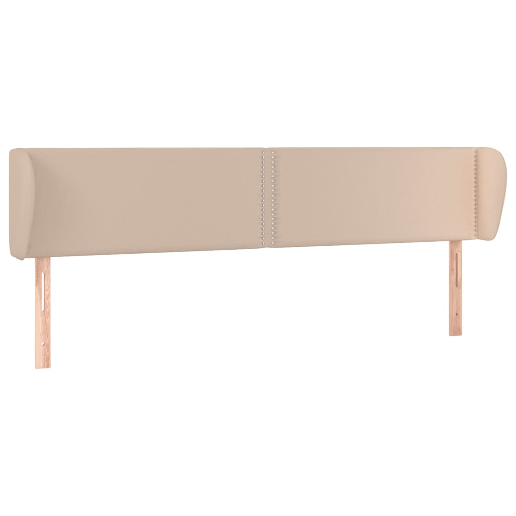 Tête de lit avec oreilles Cappuccino 183x23x78/88 cm Similicuir - XIOS