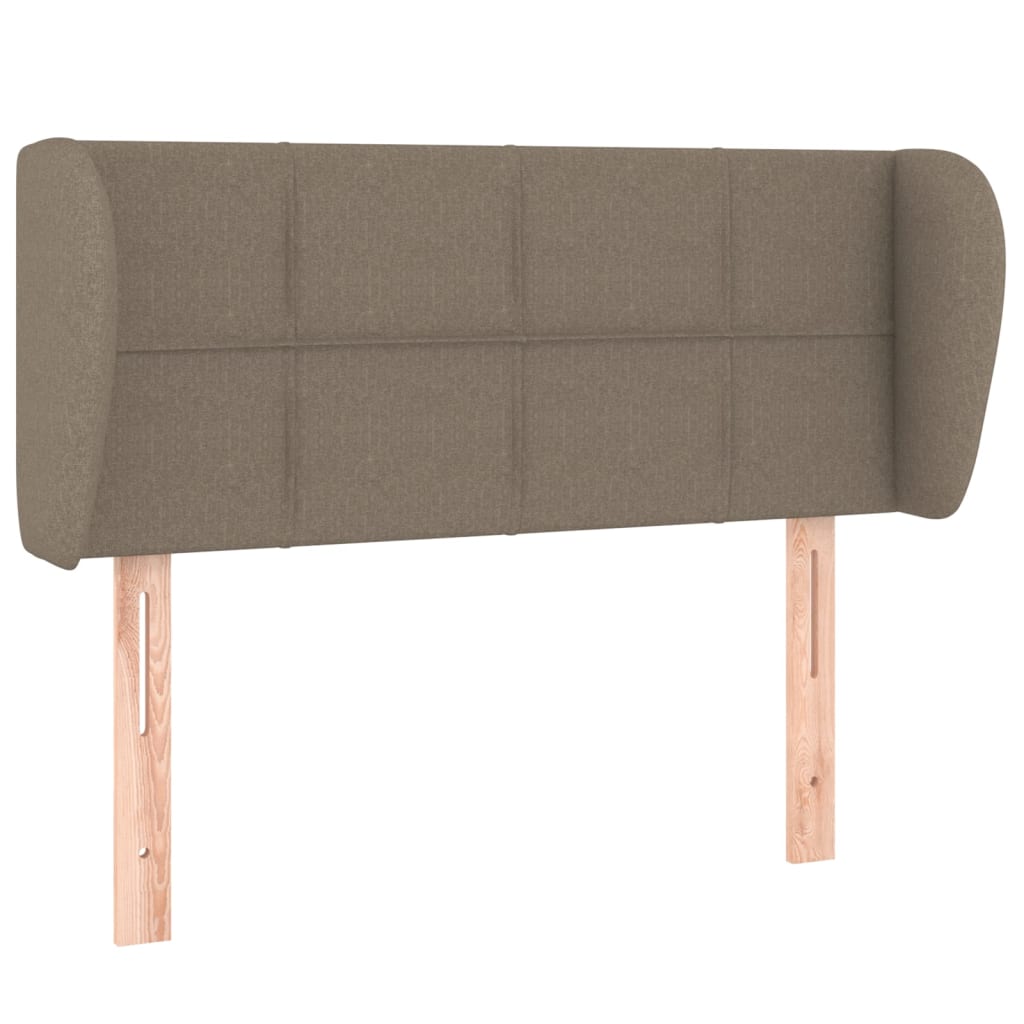 Tête de lit avec oreilles Taupe 103x23x78/88 cm Tissu - XIOS