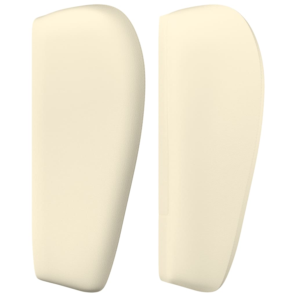 Tête de lit avec oreilles Crème 93x23x78/88 cm Similicuir - XIOS
