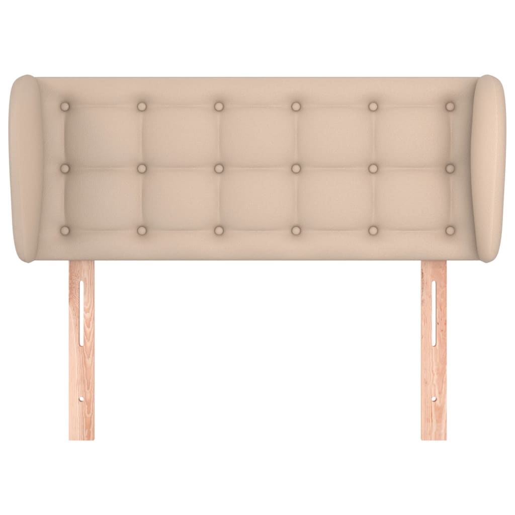 Tête de lit avec oreilles Cappuccino 103x23x78/88 cm Similicuir - XIOS