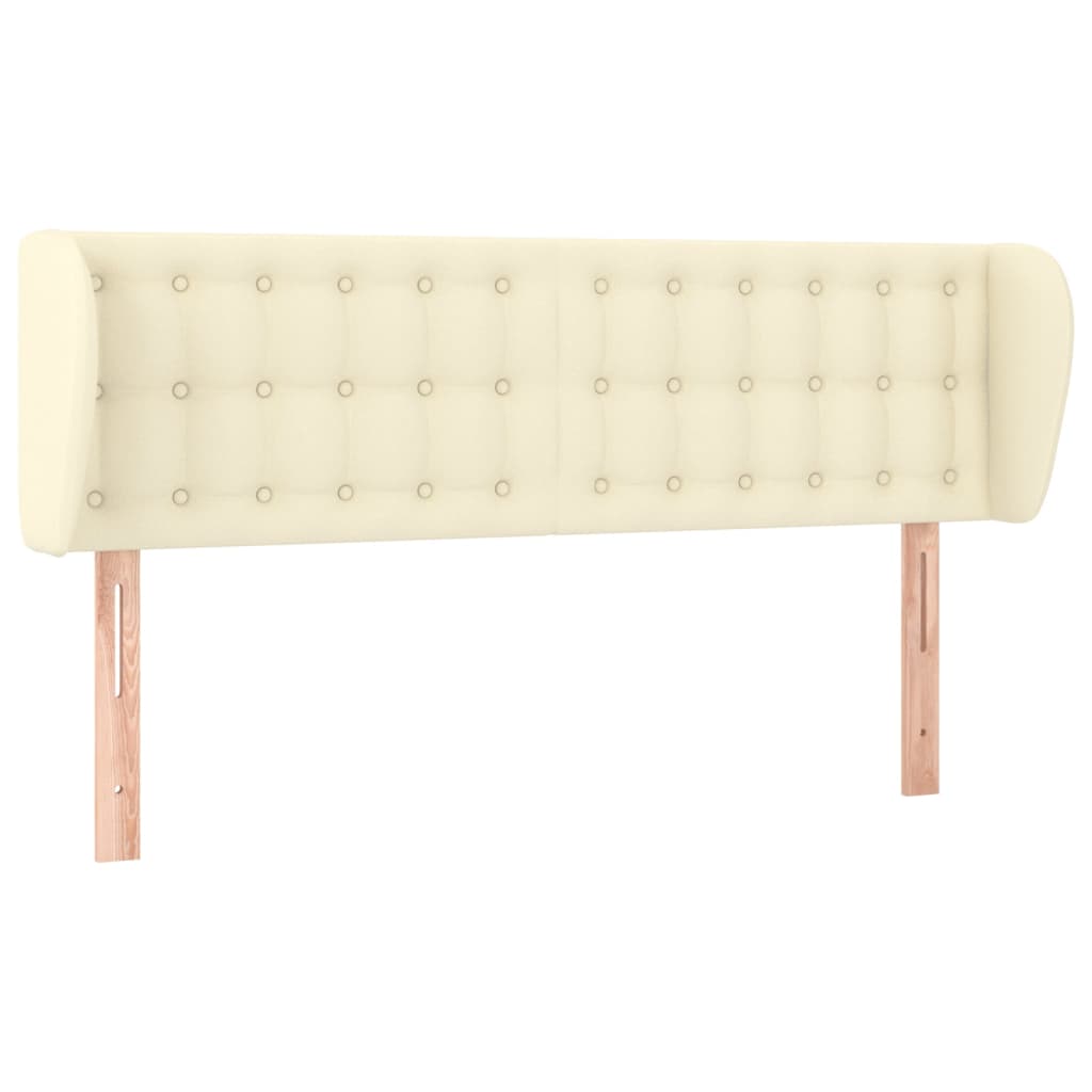 Tête de lit avec oreilles Crème 147x23x78/88 cm Similicuir - XIOS