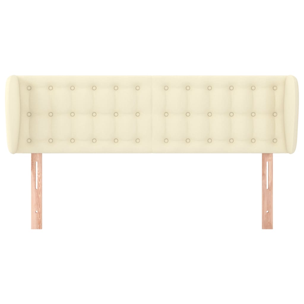 Tête de lit avec oreilles Crème 147x23x78/88 cm Similicuir - XIOS