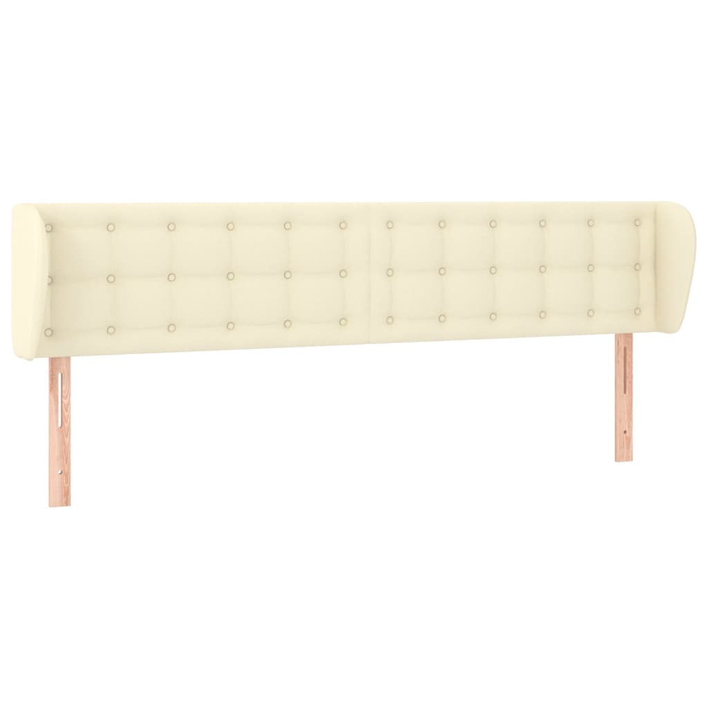 Tête de lit avec oreilles Crème 163x23x78/88 cm Similicuir - XIOS
