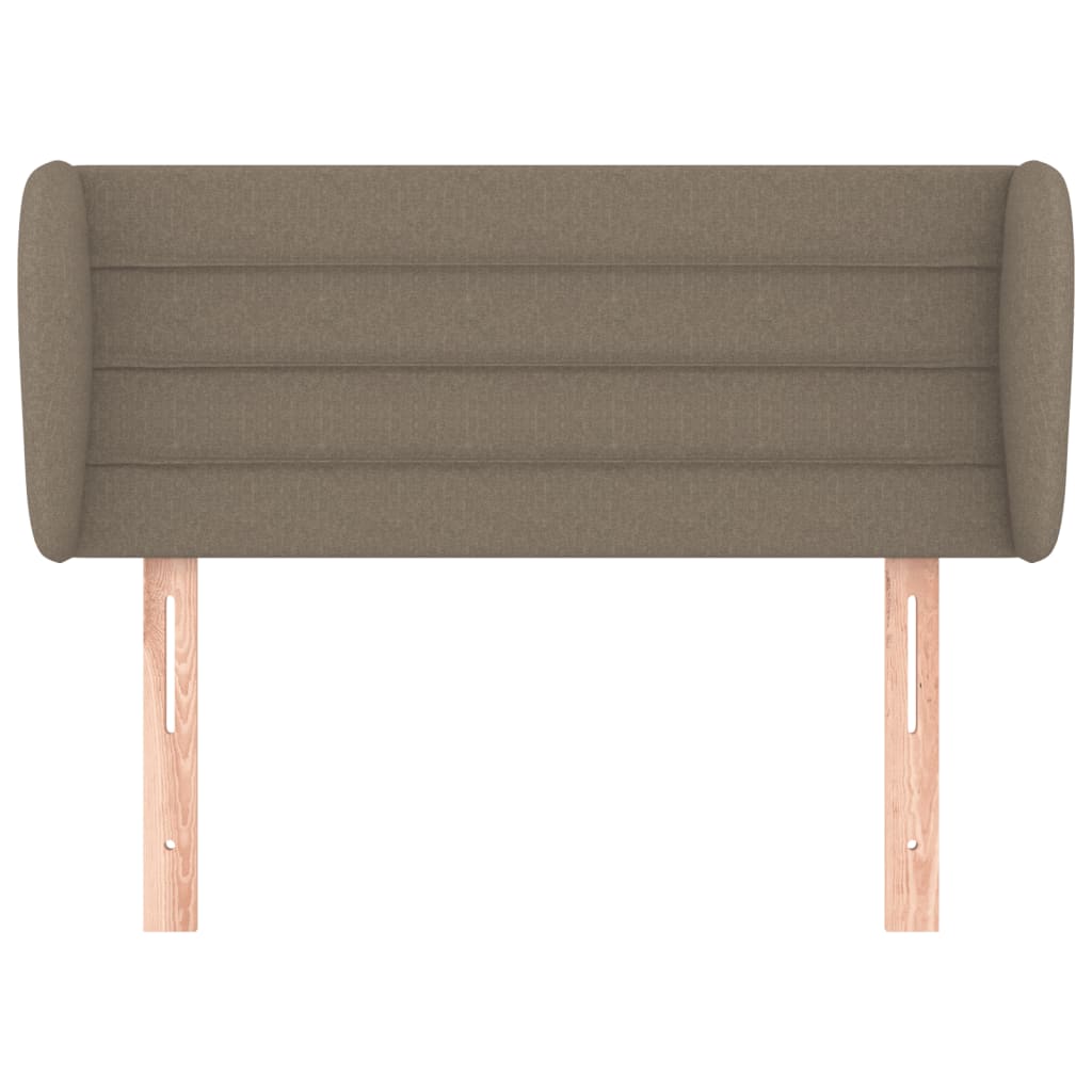 Tête de lit avec oreilles Taupe 93x23x78/88 cm Tissu - XIOS
