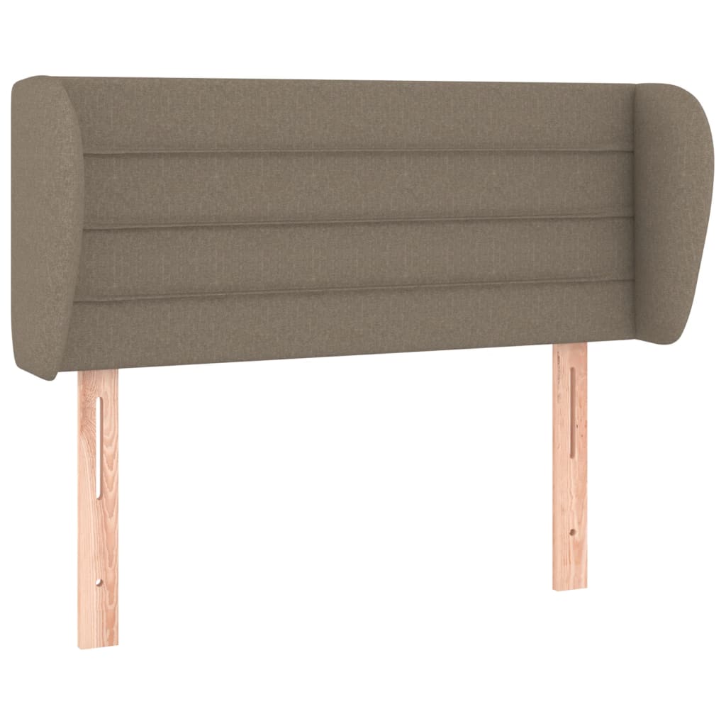 Tête de lit avec oreilles Taupe 103x23x78/88 cm Tissu - XIOS
