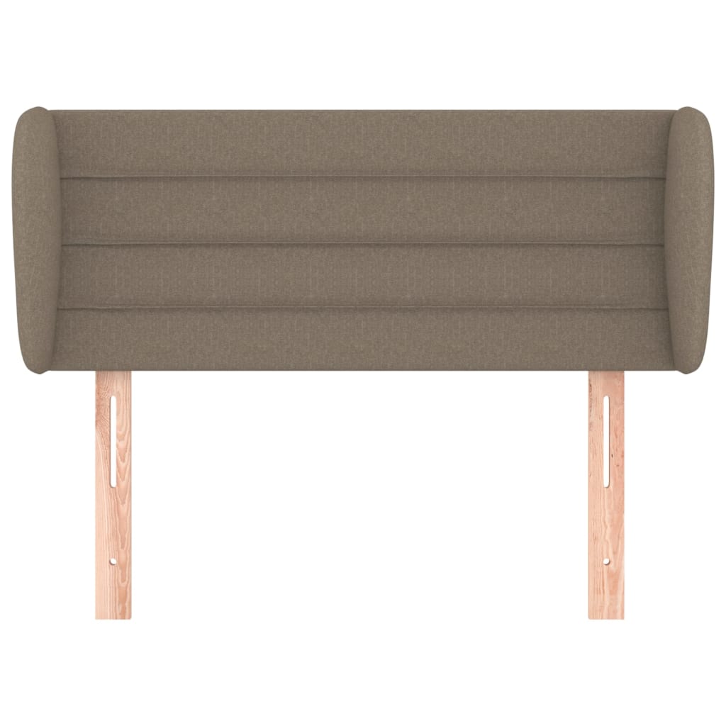 Tête de lit avec oreilles Taupe 103x23x78/88 cm Tissu - XIOS