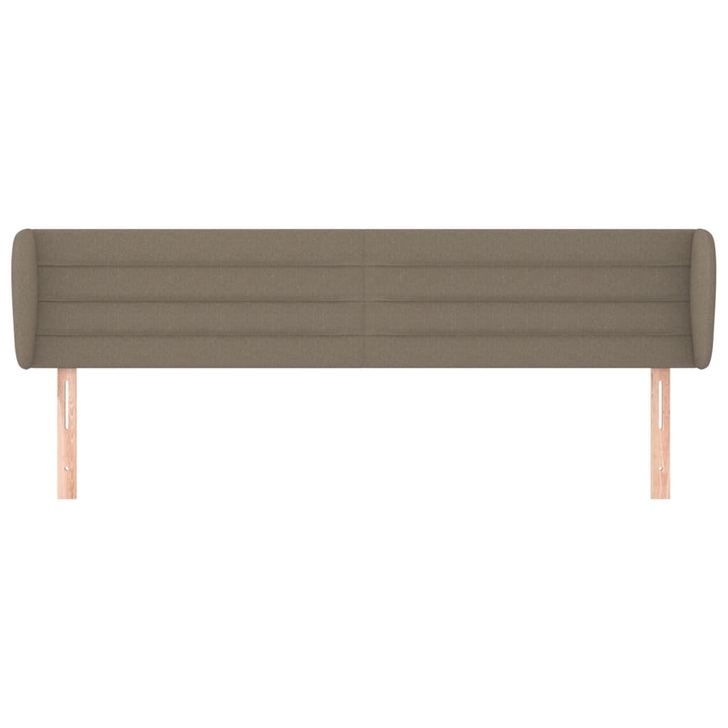 Tête de lit avec oreilles Taupe 163x23x78/88 cm Tissu - XIOS