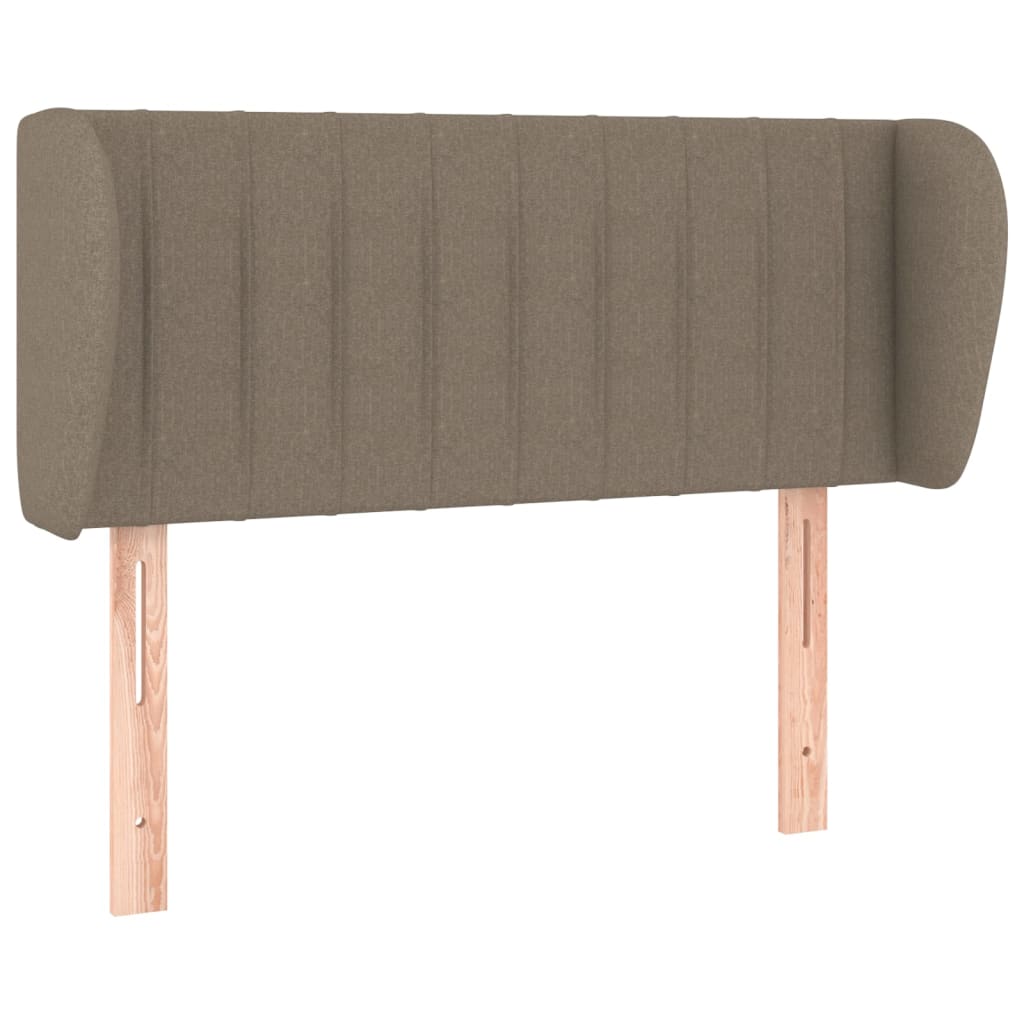 Tête de lit avec oreilles Taupe 93x23x78/88 cm Tissu - XIOS