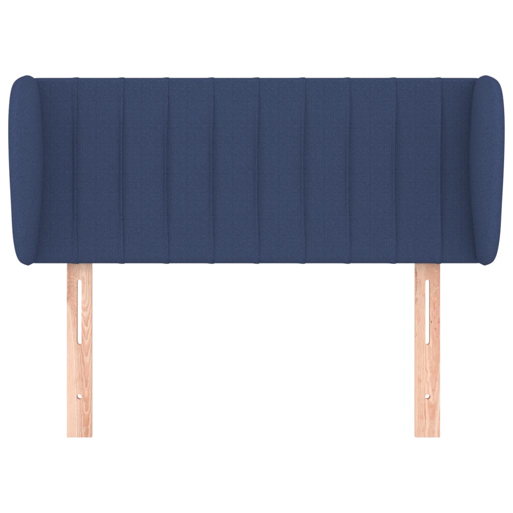 Tête de lit avec oreilles Bleu 93x23x78/88 cm Tissu - XIOS