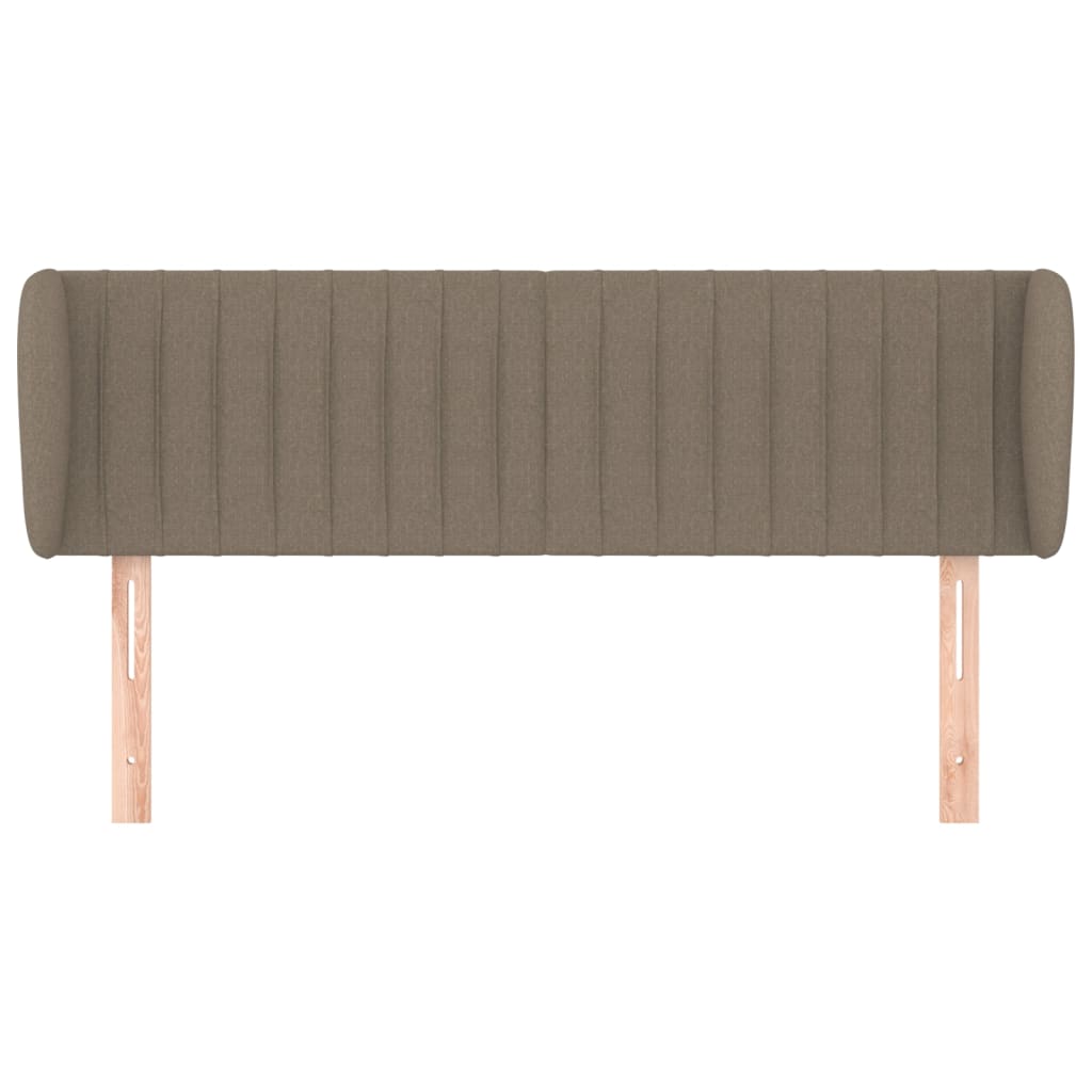 Tête de lit avec oreilles Taupe 147x23x78/88 cm Tissu - XIOS