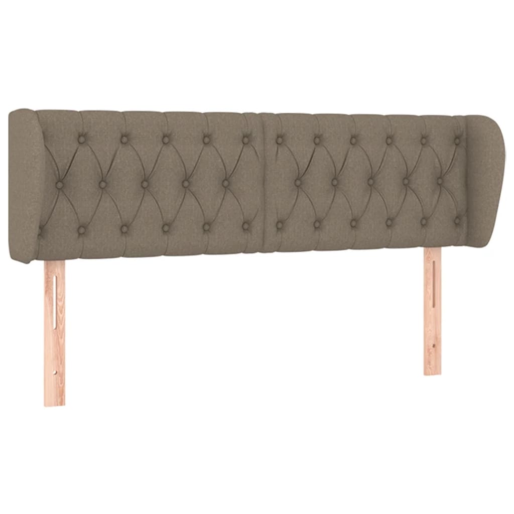 Tête de lit avec oreilles Taupe 163x23x78/88 cm Tissu - XIOS
