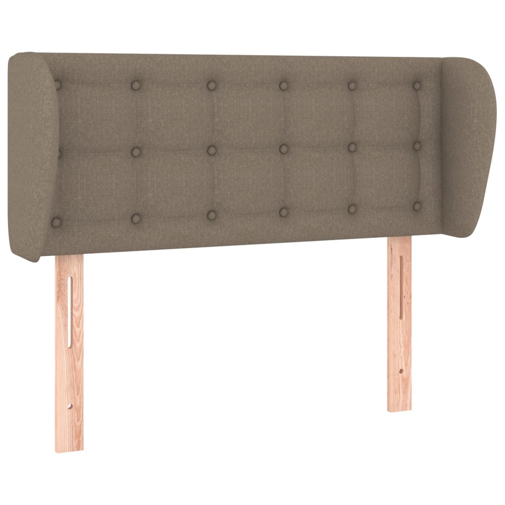 Tête de lit avec oreilles Taupe 83x23x78/88 cm Tissu - XIOS