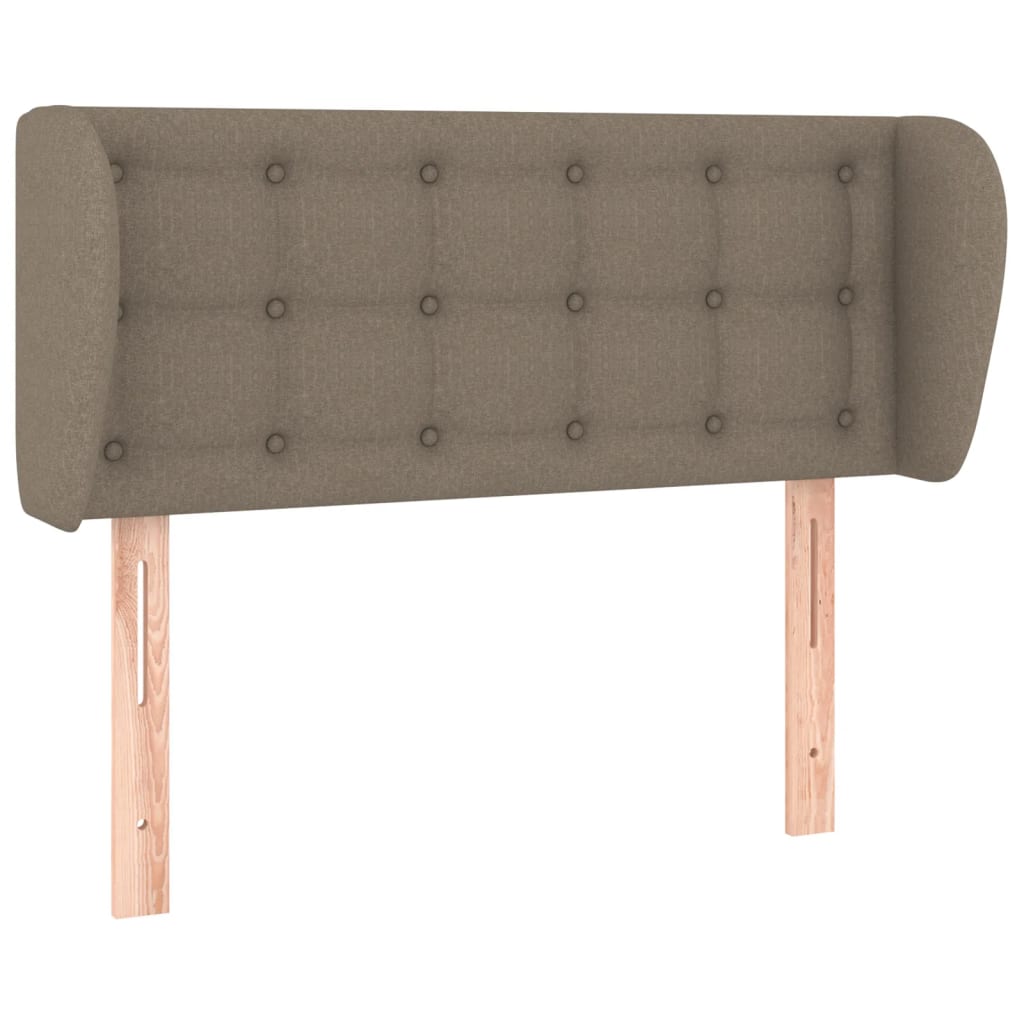 Tête de lit avec oreilles Taupe 93x23x78/88 cm Tissu - XIOS