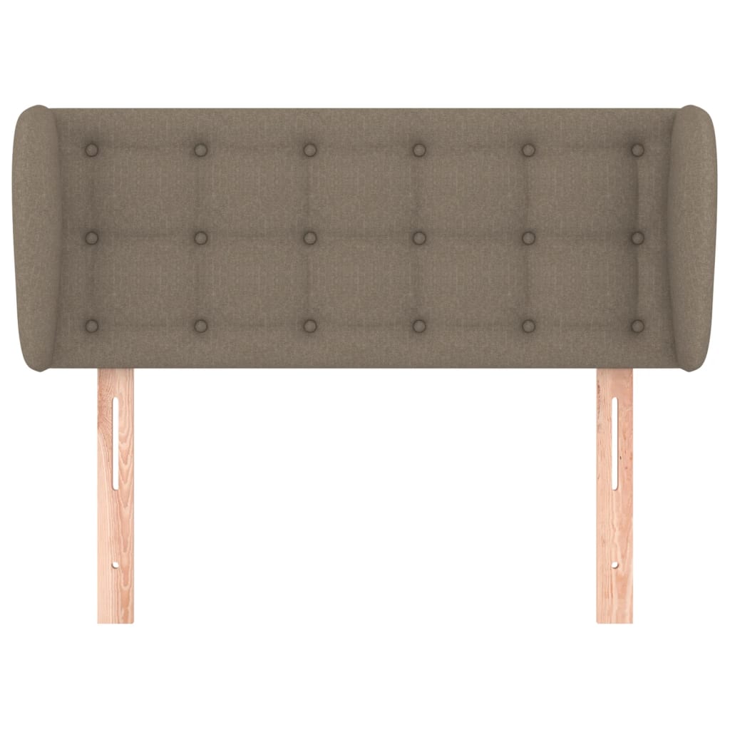 Tête de lit avec oreilles Taupe 93x23x78/88 cm Tissu - XIOS