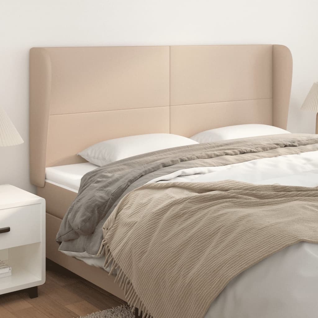 Tête de lit avec oreilles Cappuccino 203x23x118/128 cm - XIOS