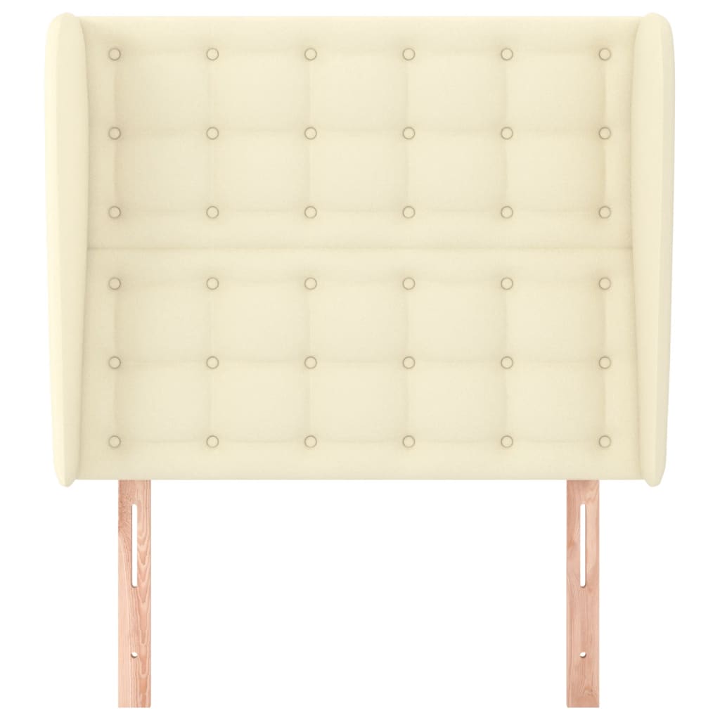 Tête de lit avec oreilles Crème 83x23x118/128 cm Similicuir - XIOS