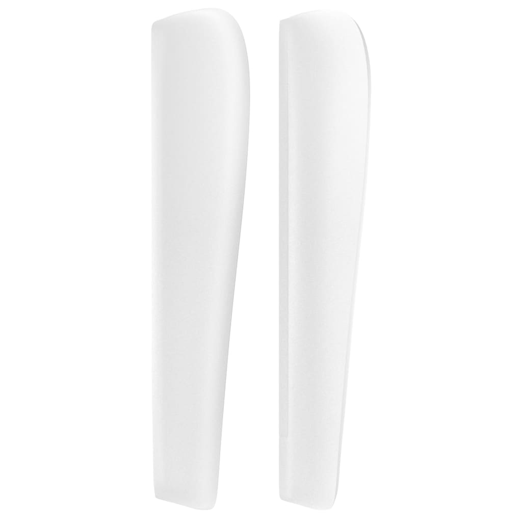 Tête de lit avec oreilles Blanc 103x23x118/128 cm Similicuir - XIOS