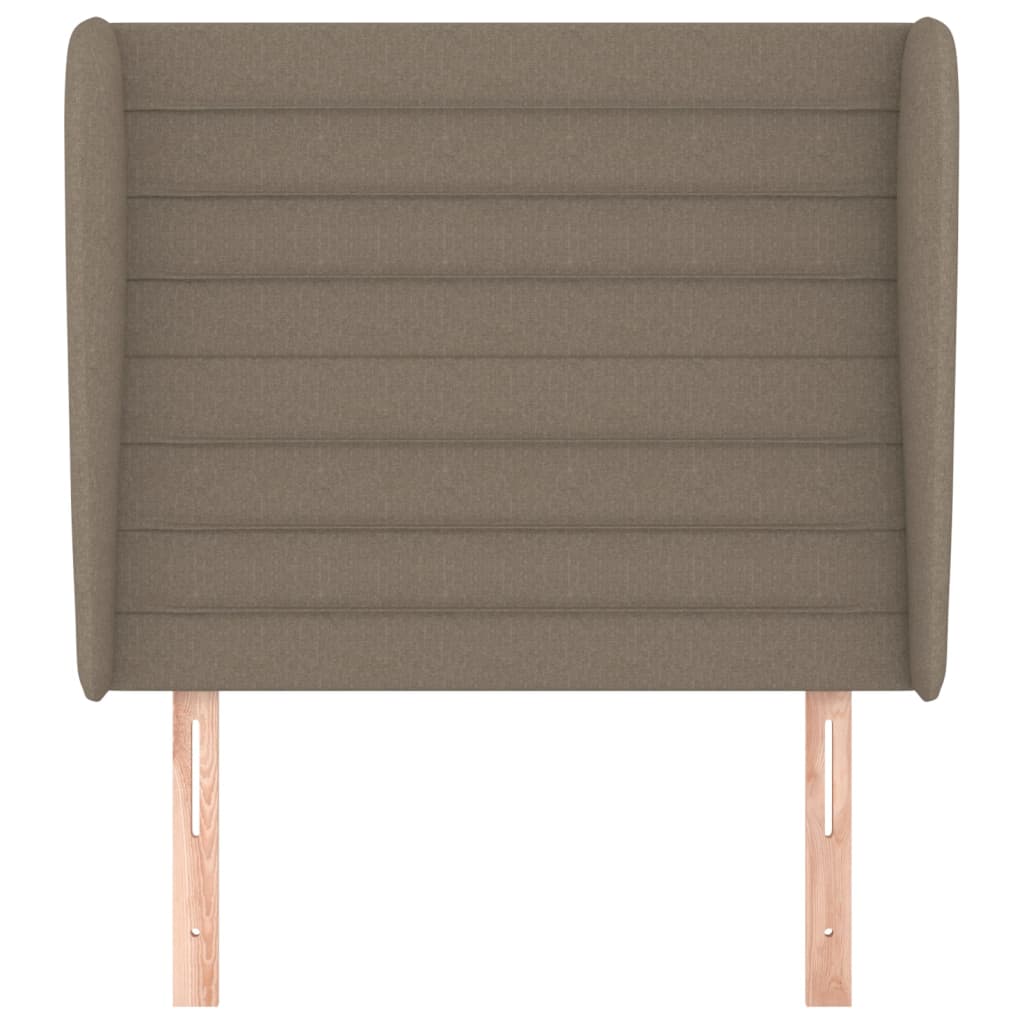 Tête de lit avec oreilles Taupe 83x23x118/128 cm Tissu - XIOS