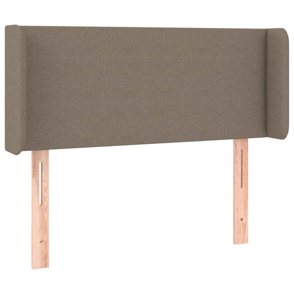 Tête de lit avec oreilles Taupe 83x16x78/88 cm Tissu - XIOS