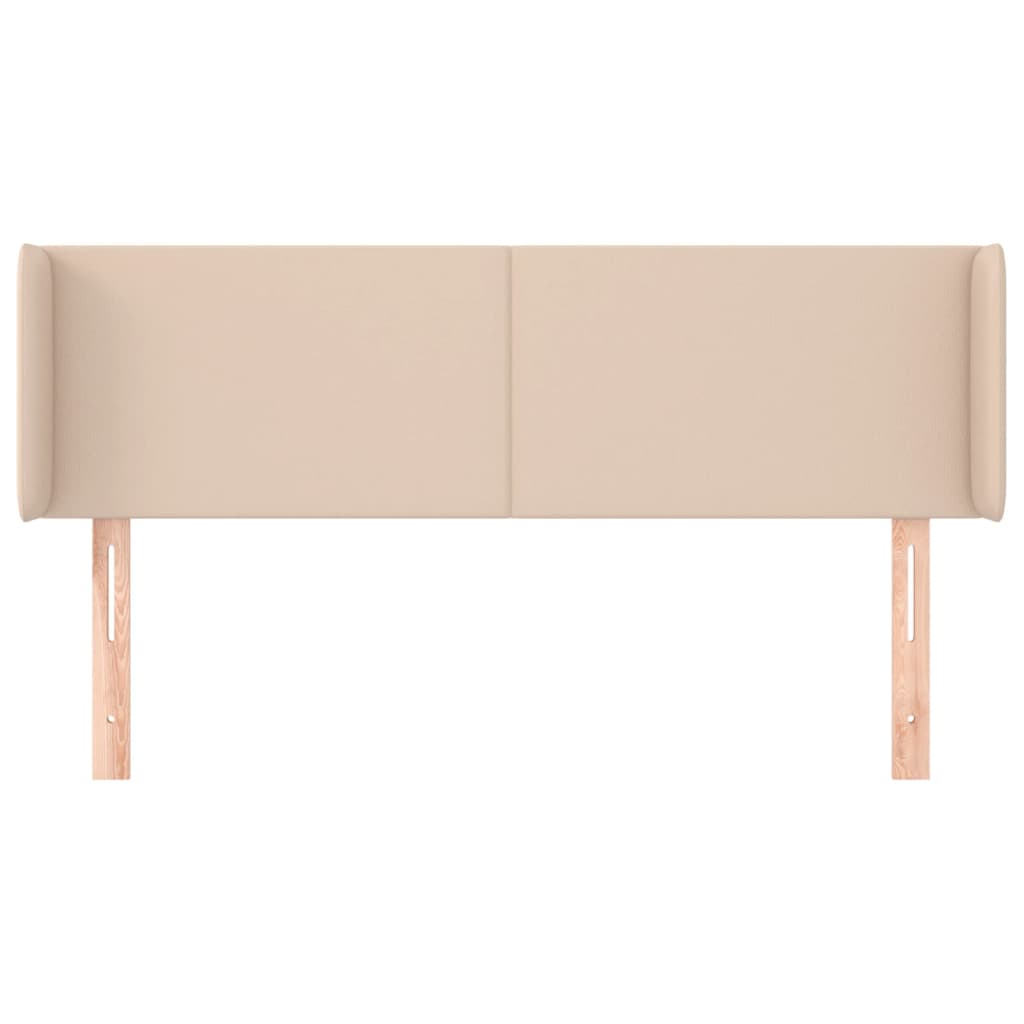 Tête de lit avec oreilles Cappuccino 147x16x78/88 cm Similicuir - XIOS