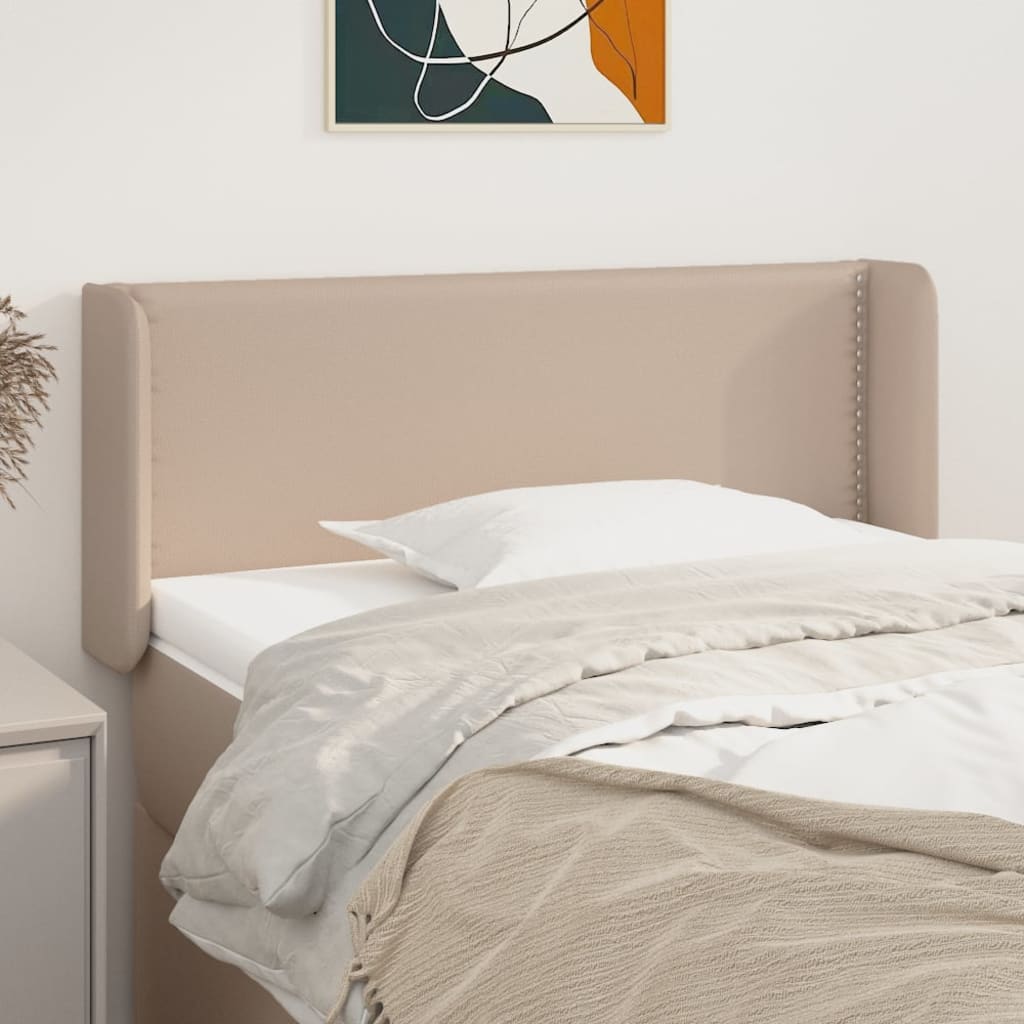 Tête de lit avec oreilles Cappuccino 83x16x78/88 cm Similicuir - XIOS