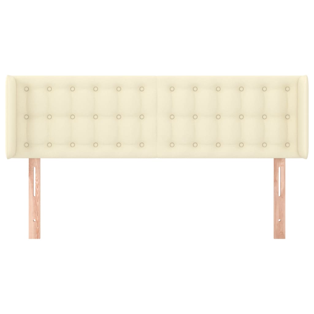 Tête de lit avec oreilles Crème 147x16x78/88 cm Similicuir - XIOS