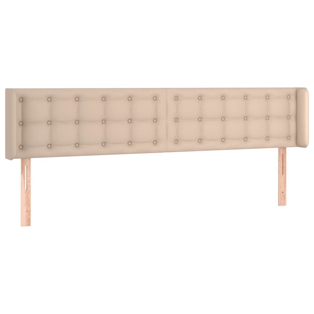 Tête de lit avec oreilles Cappuccino 163x16x78/88 cm Similicuir - XIOS