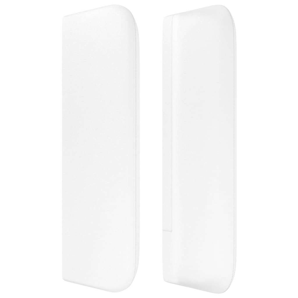 Tête de lit avec oreilles Blanc 183x16x78/88 cm Similicuir - XIOS