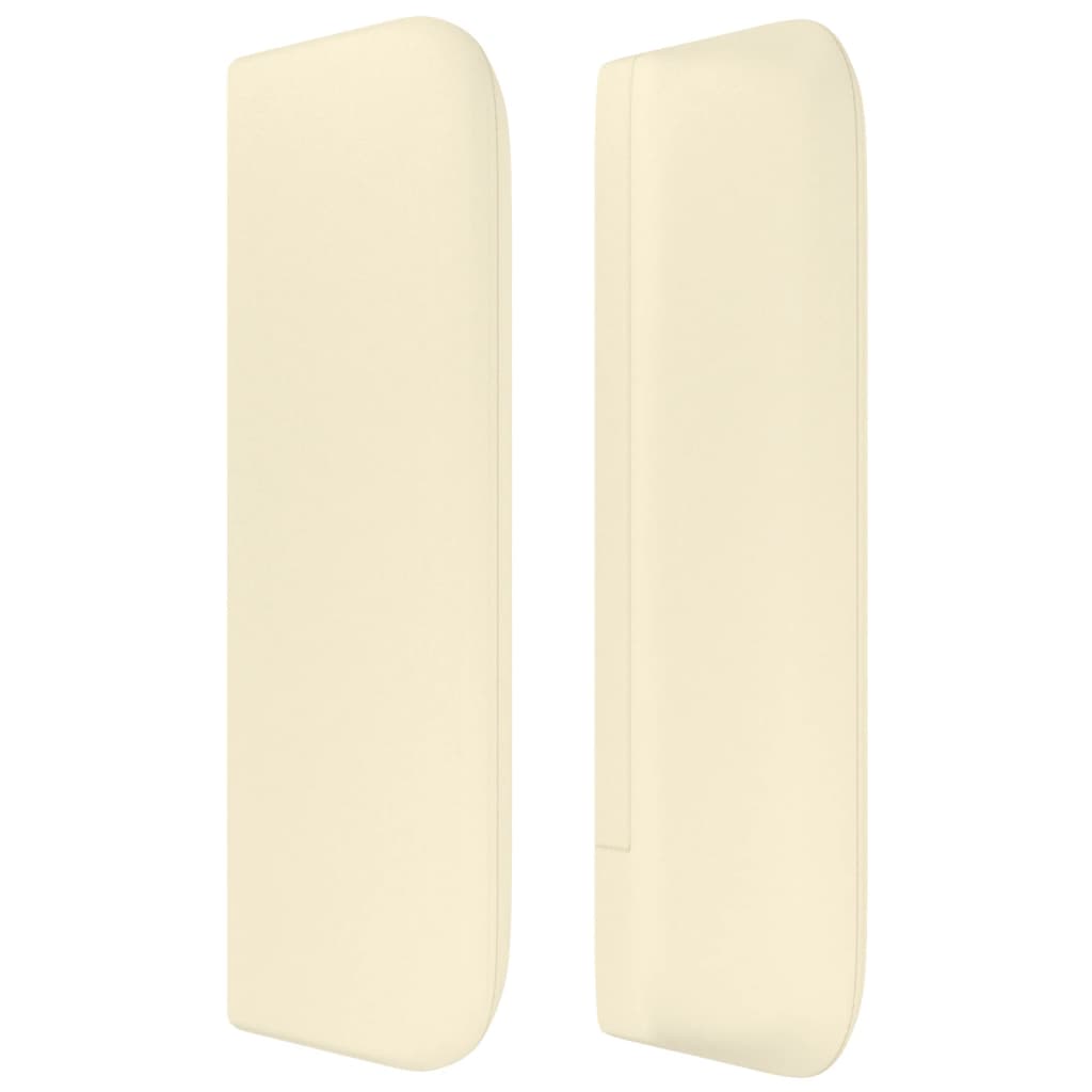Tête de lit avec oreilles Crème 183x16x78/88 cm Similicuir - XIOS