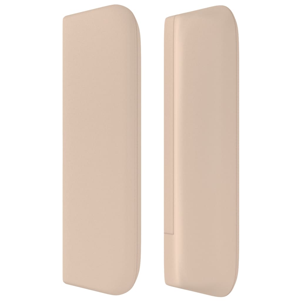 Tête de lit avec oreilles Cappuccino 183x16x78/88 cm Similicuir - XIOS