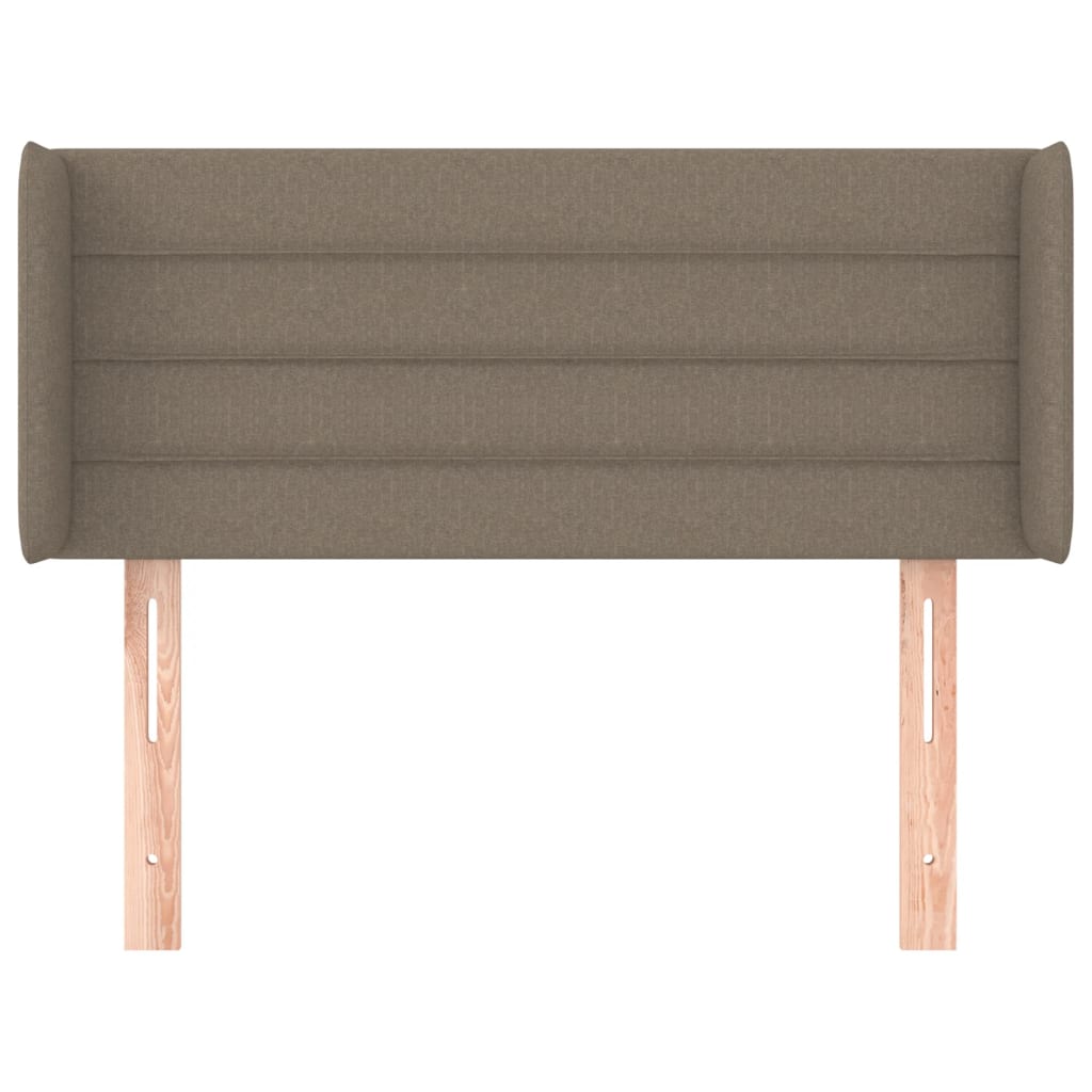 Tête de lit avec oreilles Taupe 103x16x78/88 cm Tissu - XIOS