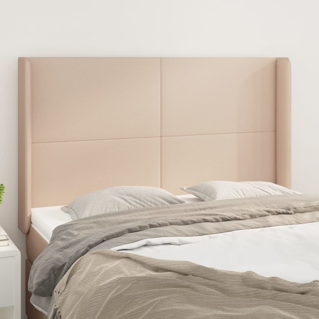 Tête de lit avec oreilles Cappuccino 147x16x118/128 cm - XIOS
