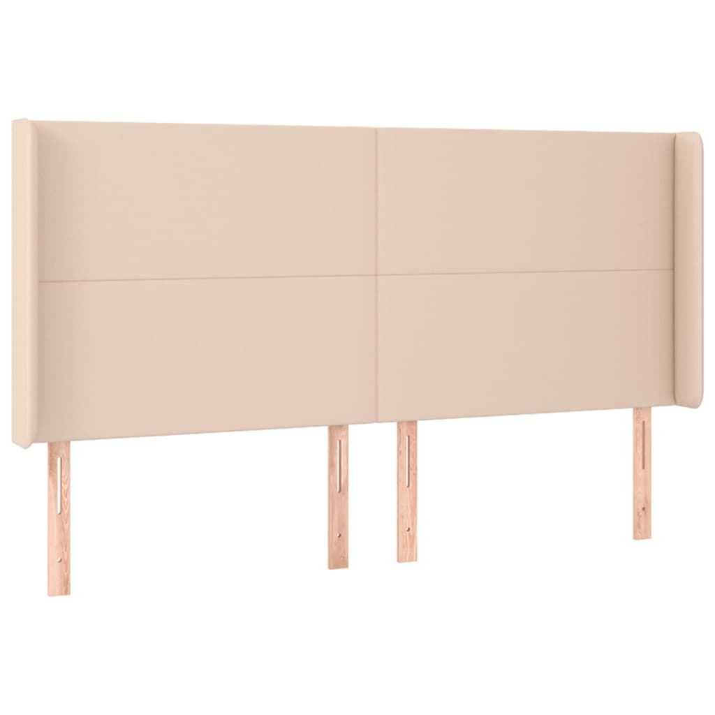 Tête de lit avec oreilles Cappuccino 163x16x118/128 cm - XIOS