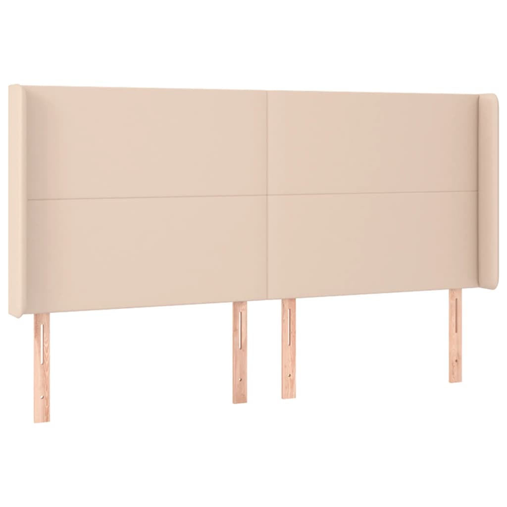 Tête de lit avec oreilles Cappuccino 183x16x118/128 cm - XIOS