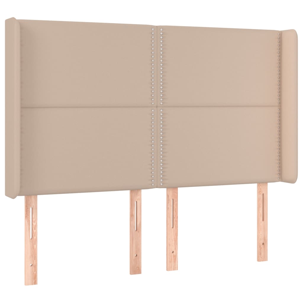 Tête de lit avec oreilles Cappuccino 147x16x118/128 cm - XIOS