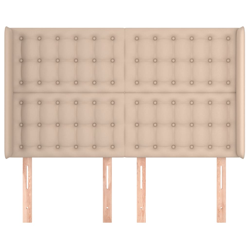 Tête de lit avec oreilles Cappuccino 147x16x118/128 cm - XIOS
