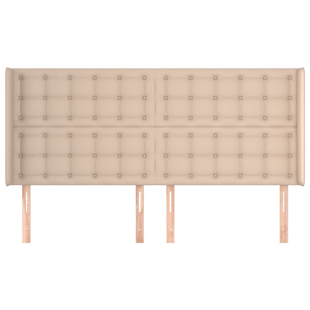 Tête de lit avec oreilles Cappuccino 163x16x118/128 cm - XIOS