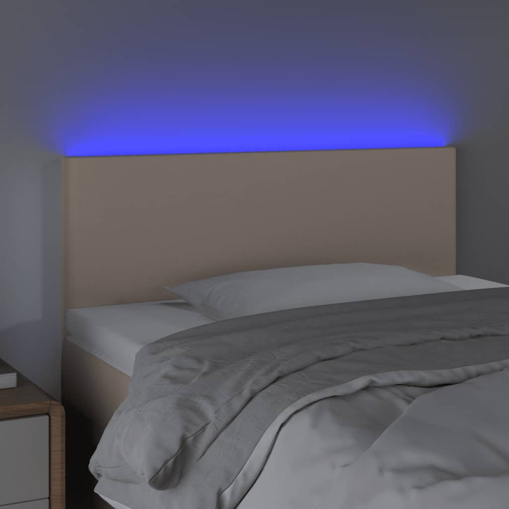 Tête de lit à LED Cappuccino 90x5x78/88 cm Similicuir - XIOS