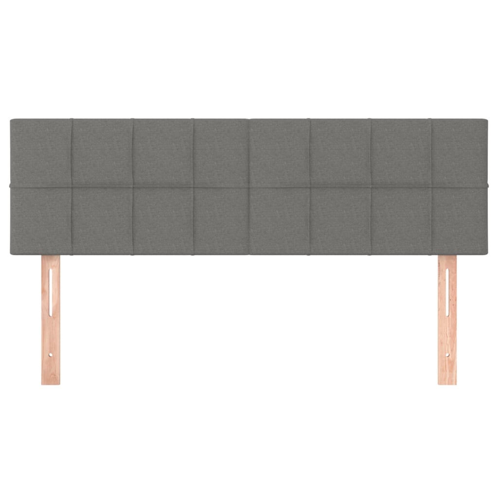 Tête de lit à LED Gris foncé 144x5x78/88 cm Tissu - XIOS